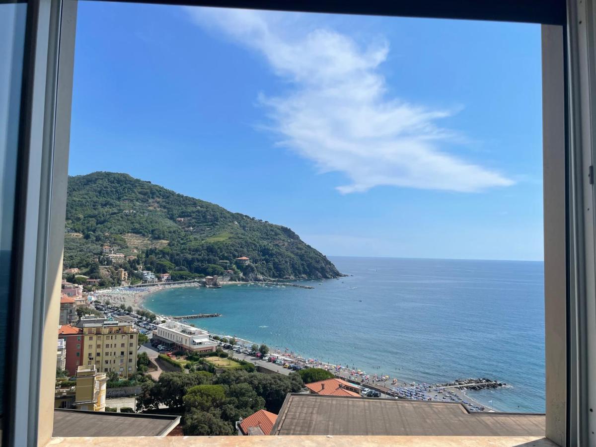 Apartamento Ocean View Flat With Wi-Fi, Ac And Elevator To Town Levanto Exterior foto